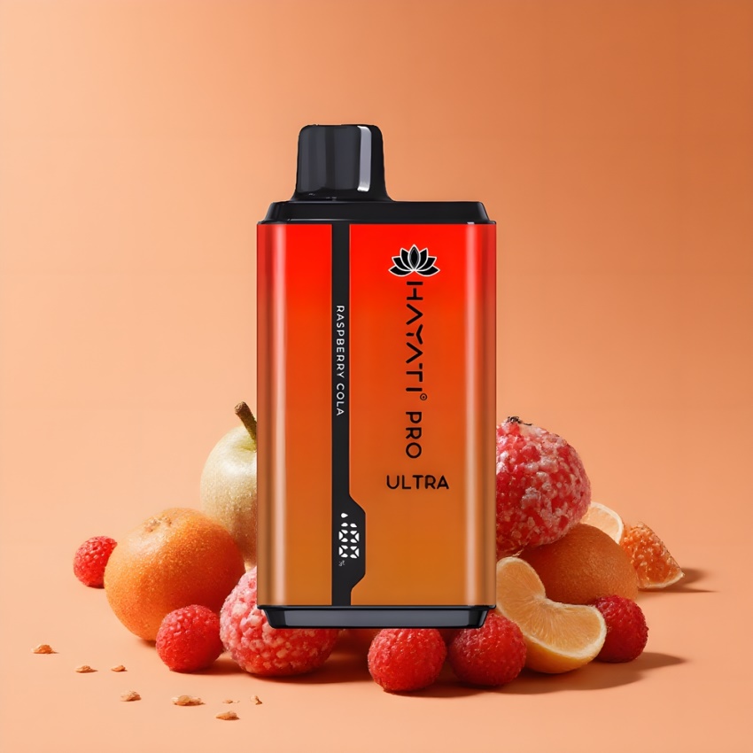 Hayati Pro Ultra 15000 Puffs magyar nagykereskedés Málna Kóla