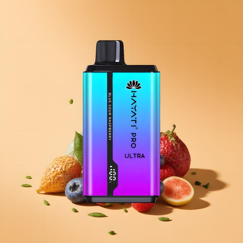 Hayati Pro Ultra 15000 Puffs magyar nagykereskedés Áfonya Eper Menta (Blueberny Straw’ Menthol)
