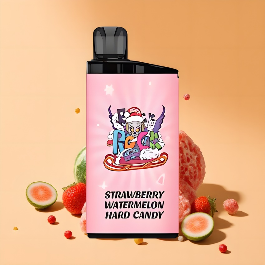 IGET Bar 3500 Puffs (1400 mAh) magyar nagykereskedés Eper-Görögdinnye Kemény Cukorka