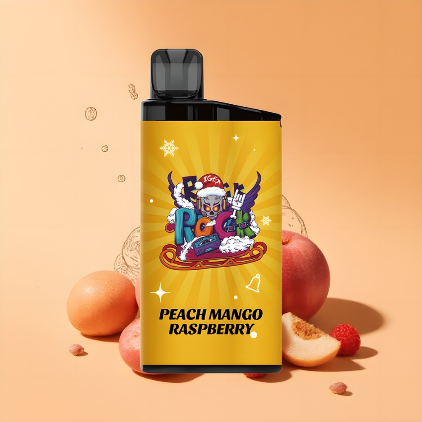 IGET Bar 3500 Puffs magyar nagykereskedés Őszibarack Málna Mangó (1400 mAh)