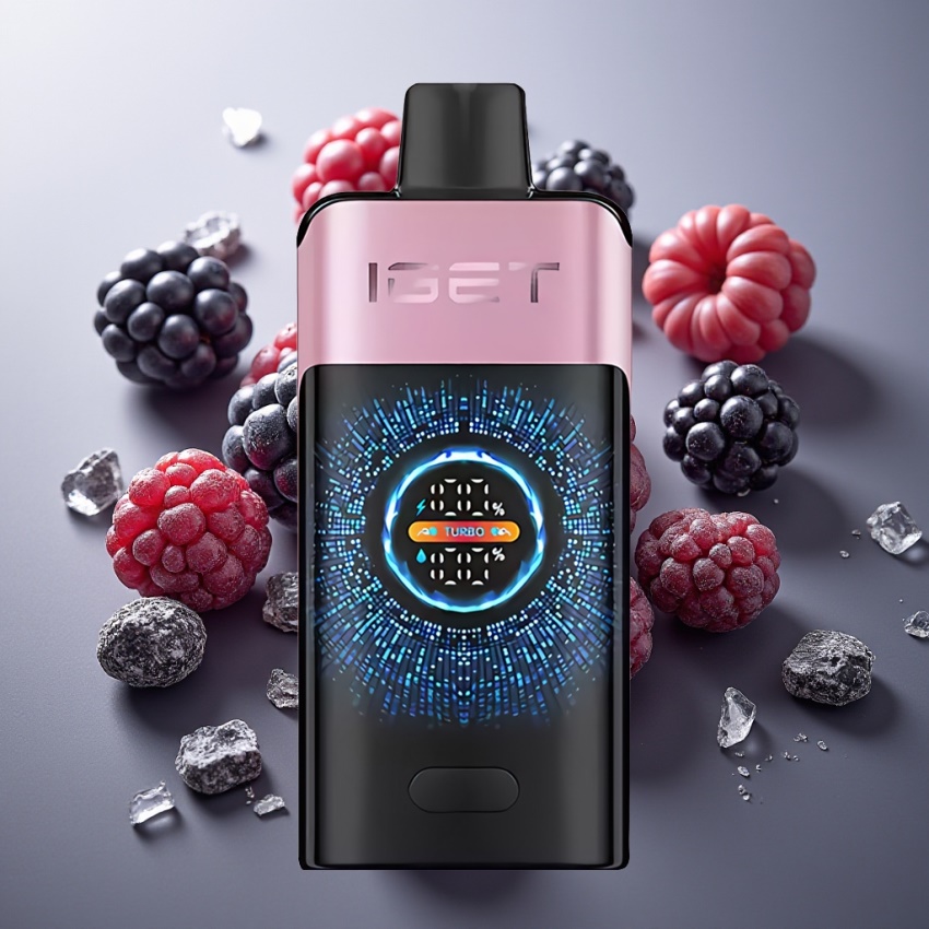 IGET ONE 12000 Puffs Eldobható E-cigaretta Blackberry Jég magyar nagykereskedés