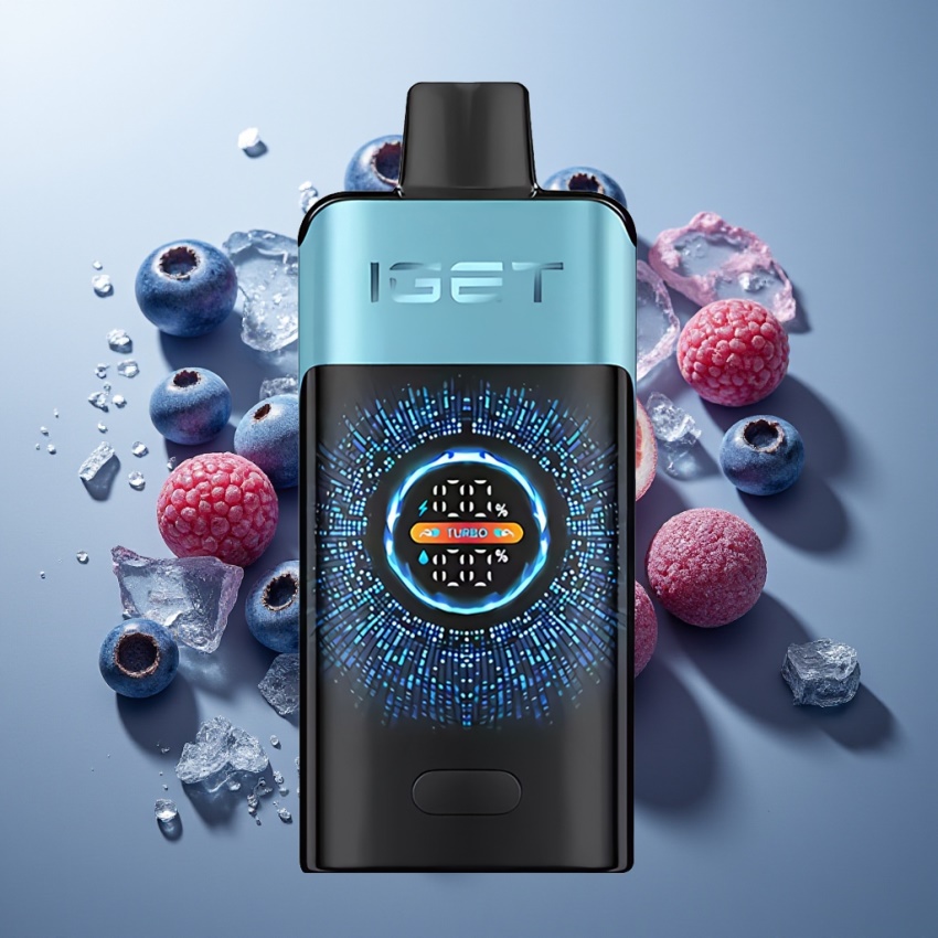 IGET ONE 12000 Puffs Eldobható E-cigaretta Blueberry Jég (magyar nagykereskedés)
