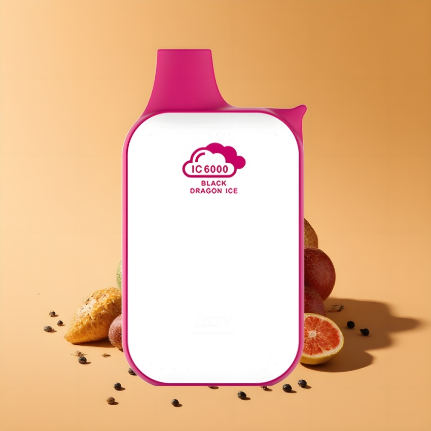 IJOY Bar IC6000 15ml Fekete Sárkány Jég magyar nagykereskedés