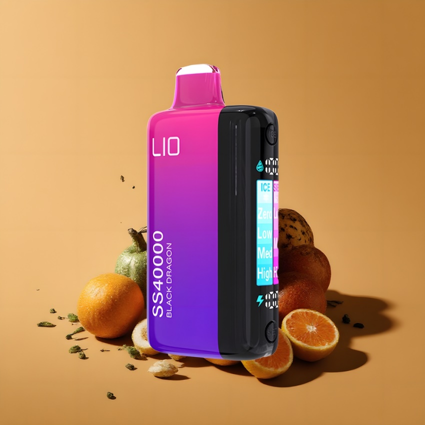 IJOY LIO SS40000 Disposable Vape Fekete Sárkány (22ML) magyar nagykereskedés