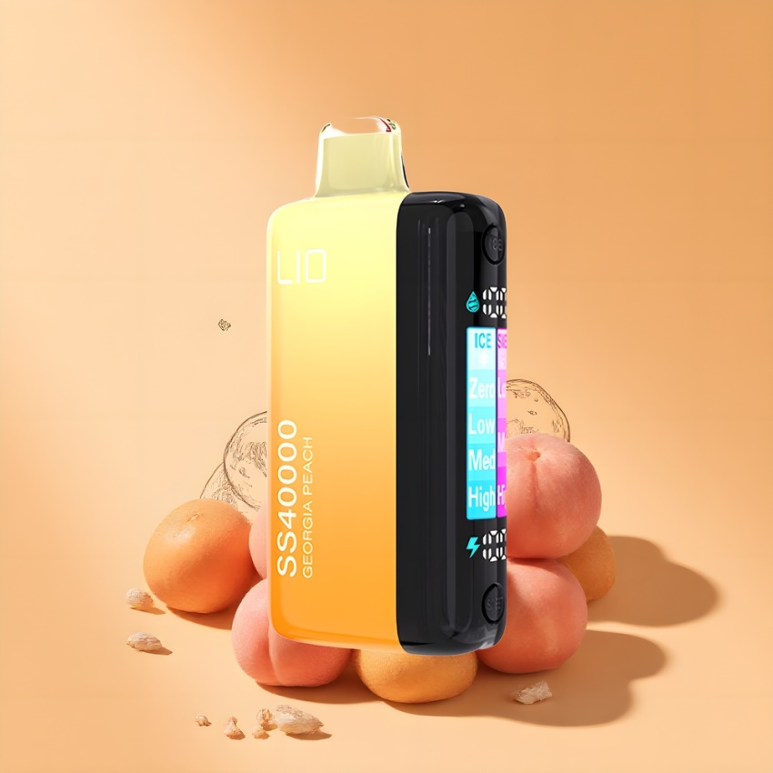 IJOY LIO SS40000 Disposable Vape magyar nagykereskedés 22ML Georgia Őszibarack