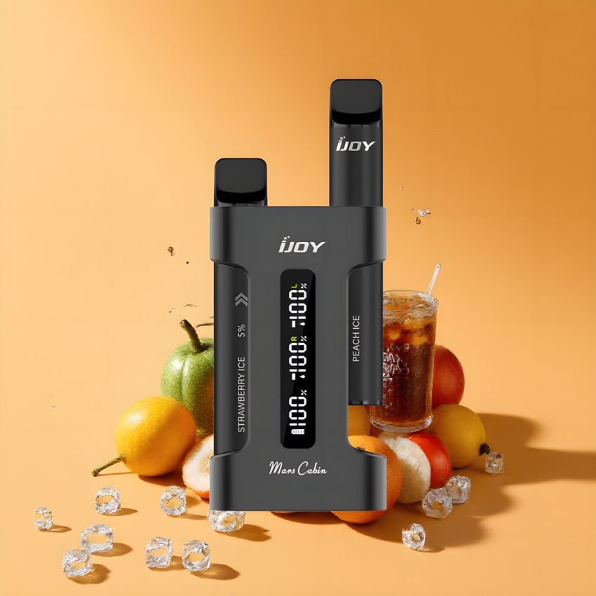 IJOY Mars Cabin 600 Puffs magyar nagykereskedés Fekete Disposable Vape 1000mAh
