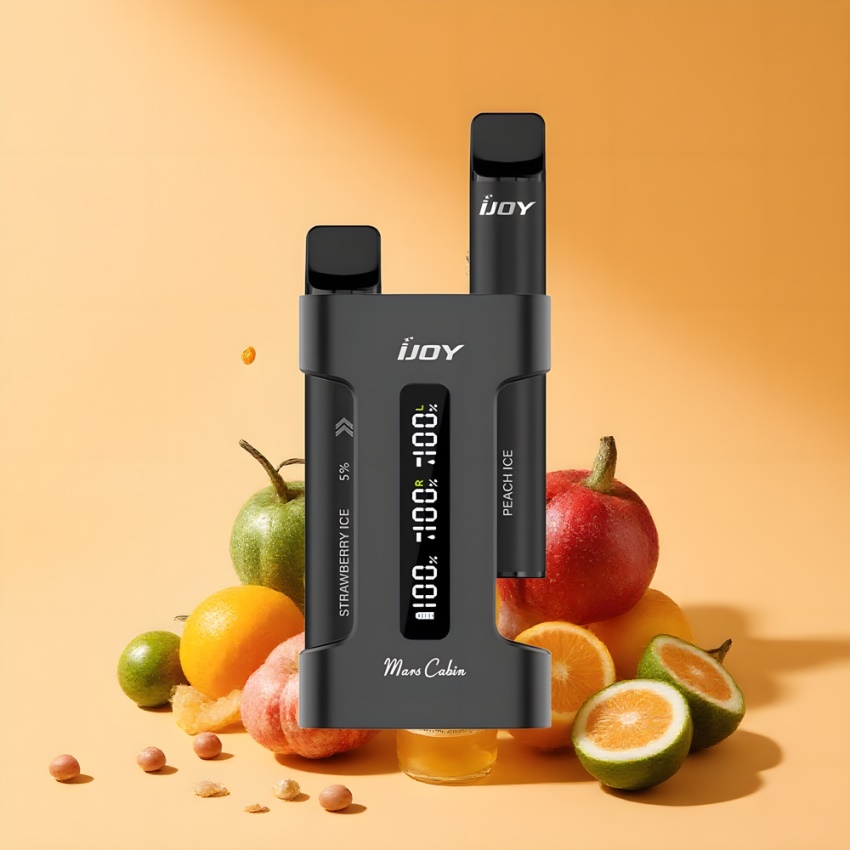 IJOY Mars Cabin 600 Puffs magyar nagykereskedés Fekete Disposable Vape 1000mAh