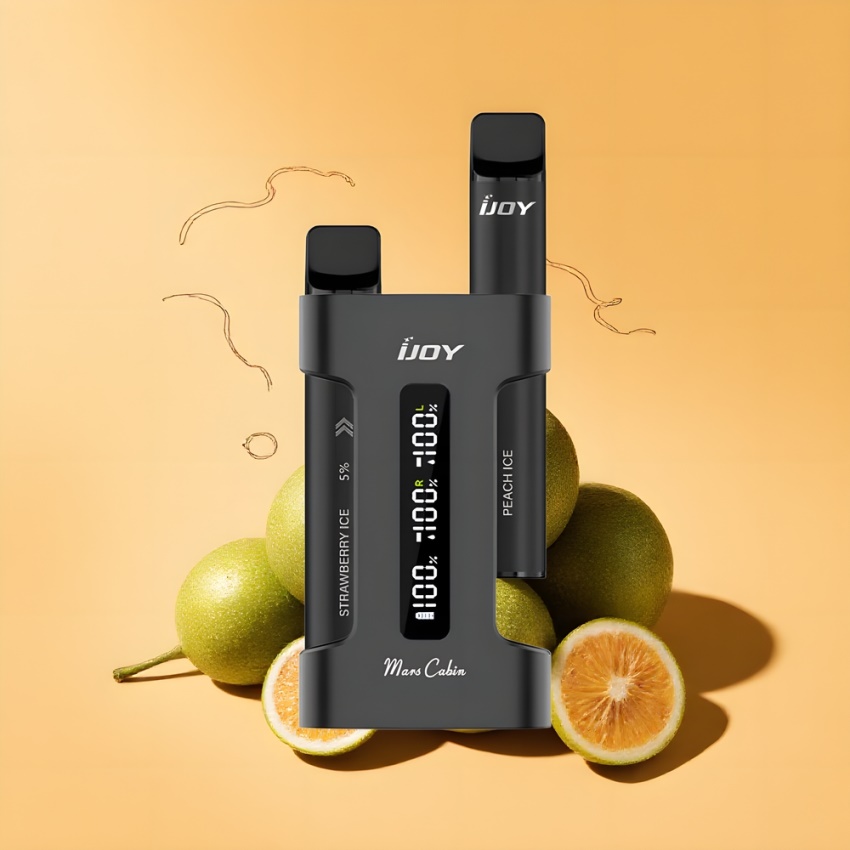 IJOY Mars Cabin 600 Puffs magyar nagykereskedés Fekete Disposable Vape 1000mAh
