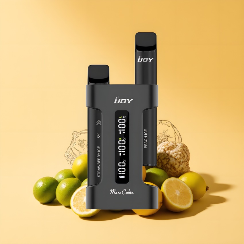 IJOY Mars Cabin 600 Puffs magyar nagykereskedés Fekete Disposable Vape 1000mAh