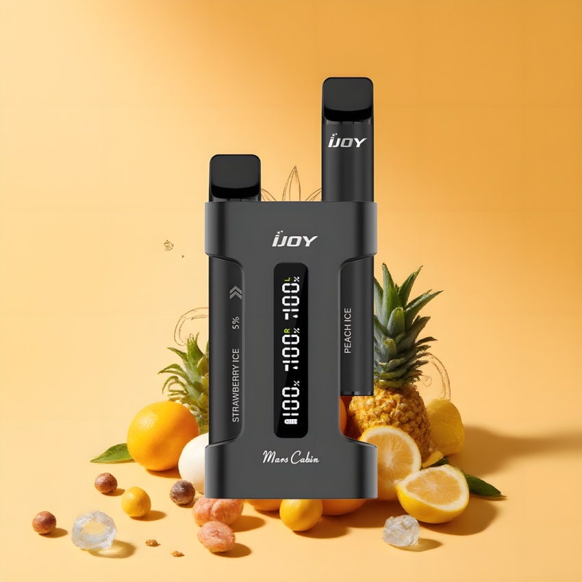 IJOY Mars Cabin 600 Puffs magyar nagykereskedés Fekete Disposable Vape 1000mAh