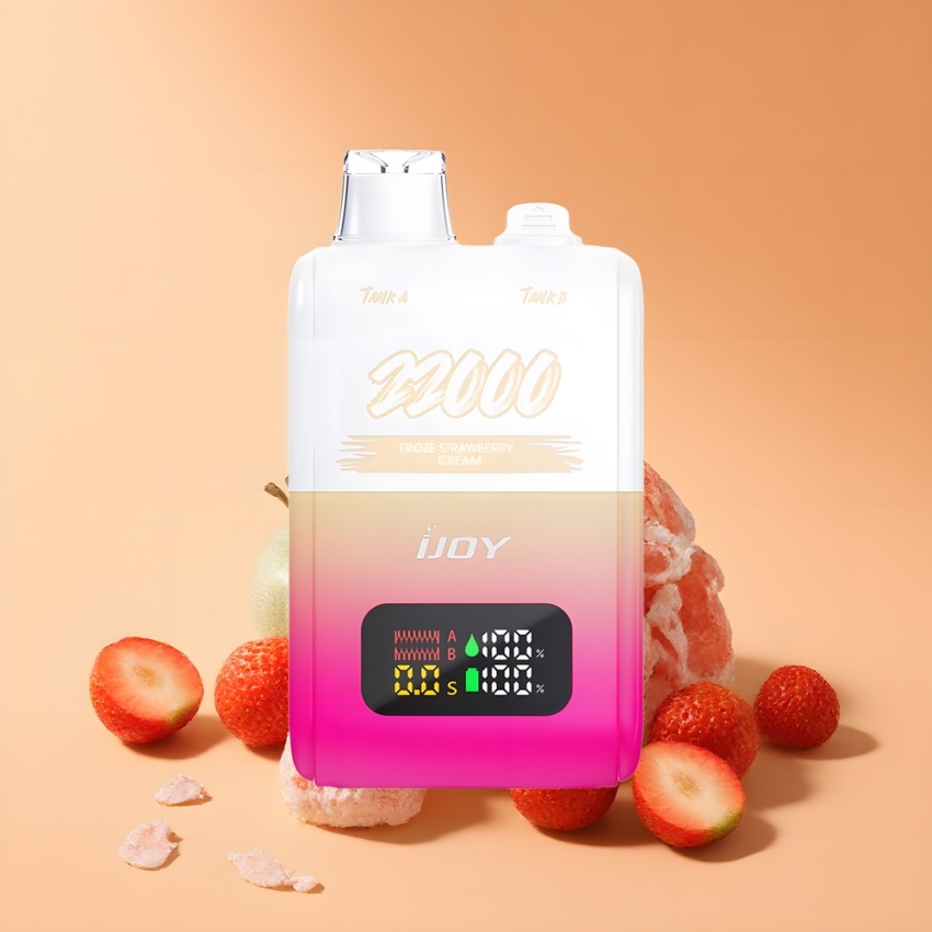 IJOY SD 22000 Puffs Disposable Vape Fagyasztott Eperkrém 15ML magyar nagykereskedés