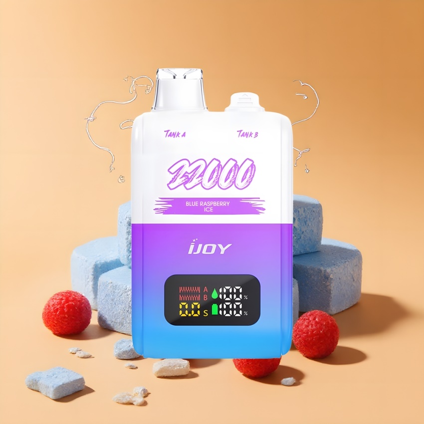 IJOY SD 22000 Puffs magyar nagykereskedés Kék Málna Jég 15W Type-C