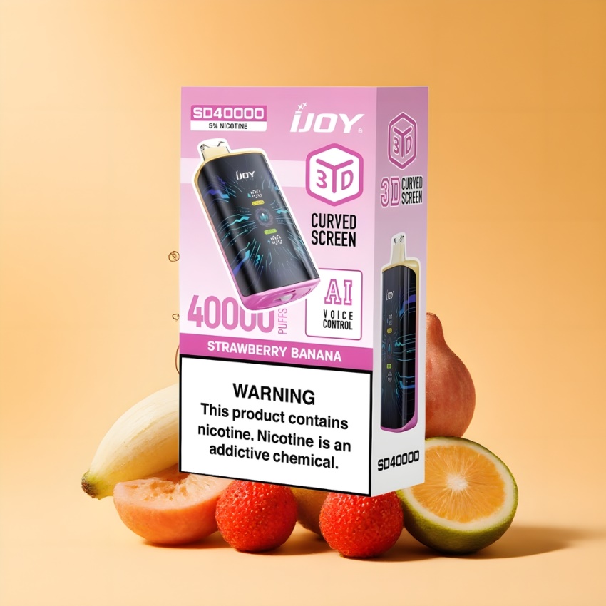IJOY SD 40000 Puffs magyar nagykereskedés Eper-Banán 20ML 5%