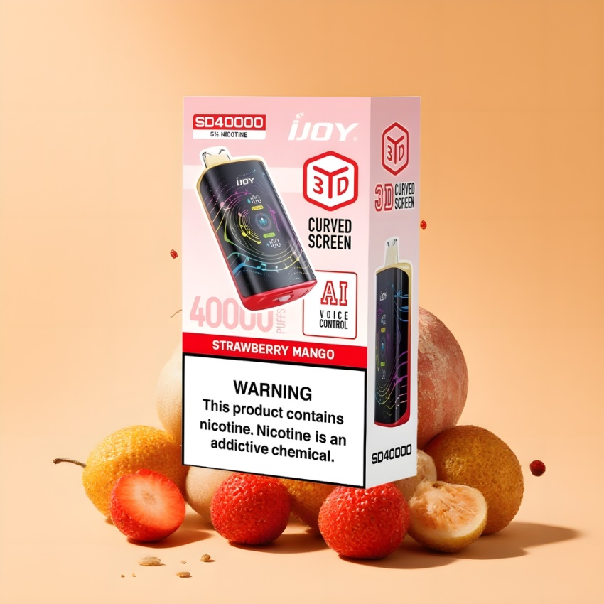 IJOY SD 40000 Puffs magyar nagykereskedés Eper-Mangó 20ML 5%