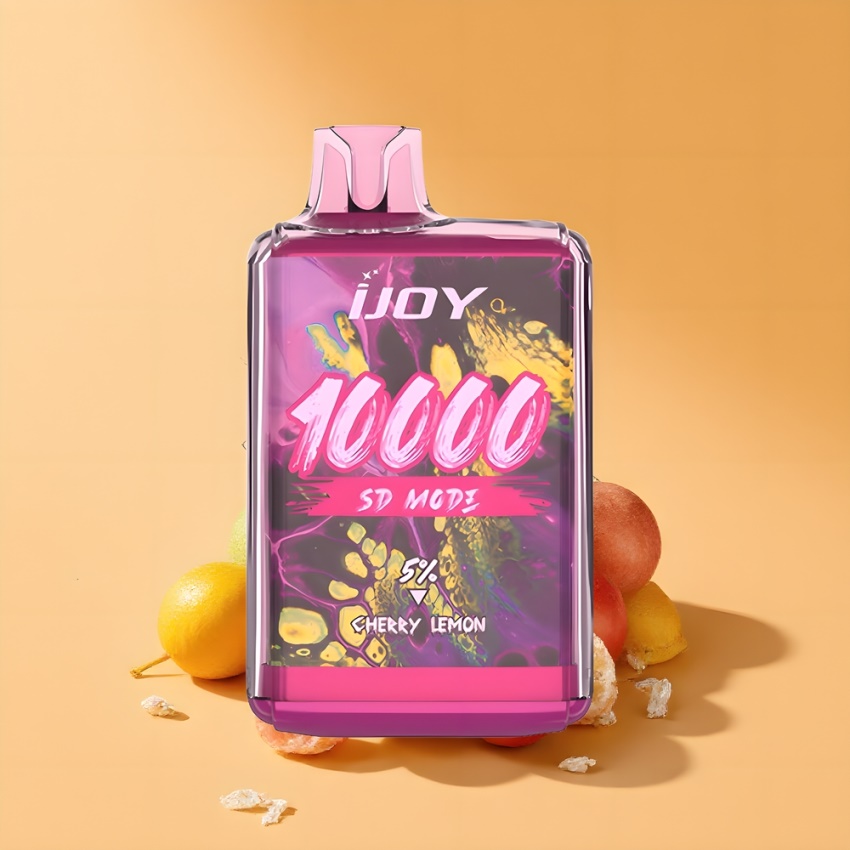 IJOY SD10000 Eldobható E-cigaretta Cseresznye Citrom (20ml, magyar nagykereskedés)