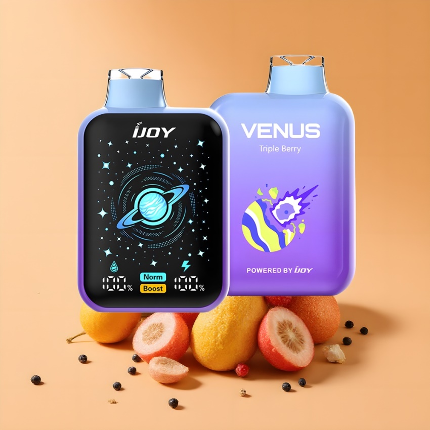 IJOY VENUS 25000 Puffs magyar nagykereskedés Hármas Bogyószín TYPE-C