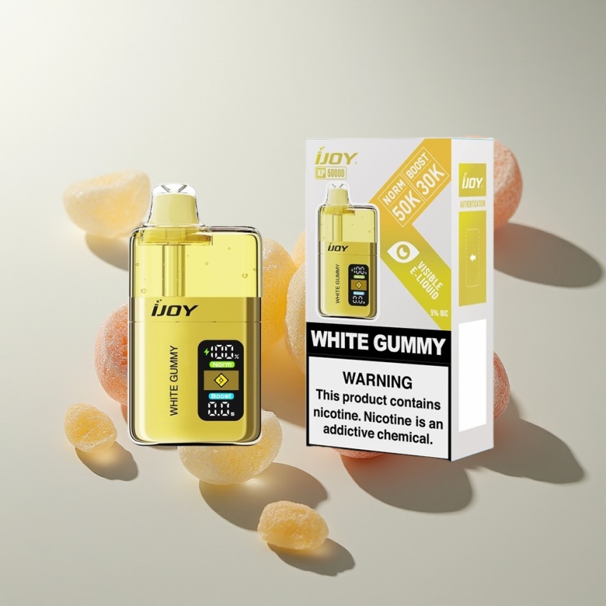 IJOY XP50000 Eldobható E-cigaretta Fehér Rágó – magyar nagykereskedés