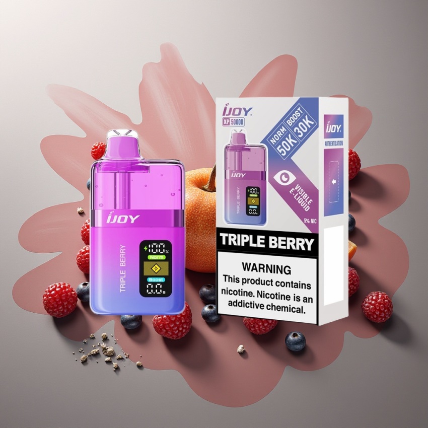 IJOY XP50000 Eldobható E-cigaretta – Hármas Bogyós, Magyar Nagykereskedés