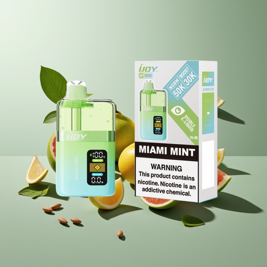 IJOY XP50000 Eldobható E-cigaretta Miami Menta – magyar nagykereskedés