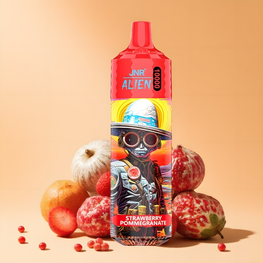 JNR Alien 10000 Puffs 850mAh Magyar Nagykereskedés Eper Gránátalma