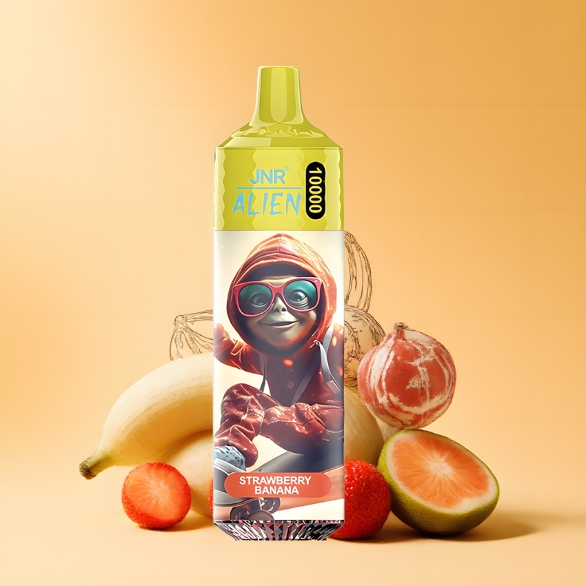 JNR Alien 10000 Puffs RGB magyar nagykereskedés Eper-Banán