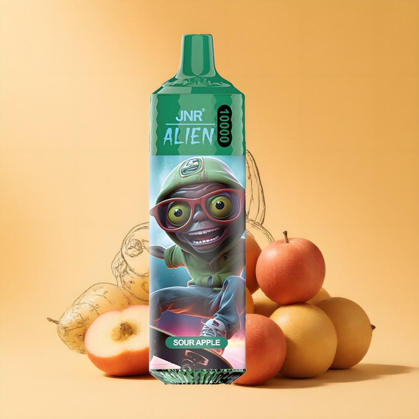JNR Alien 10000 Puffs RGB magyar nagykereskedés Savanyú Alma