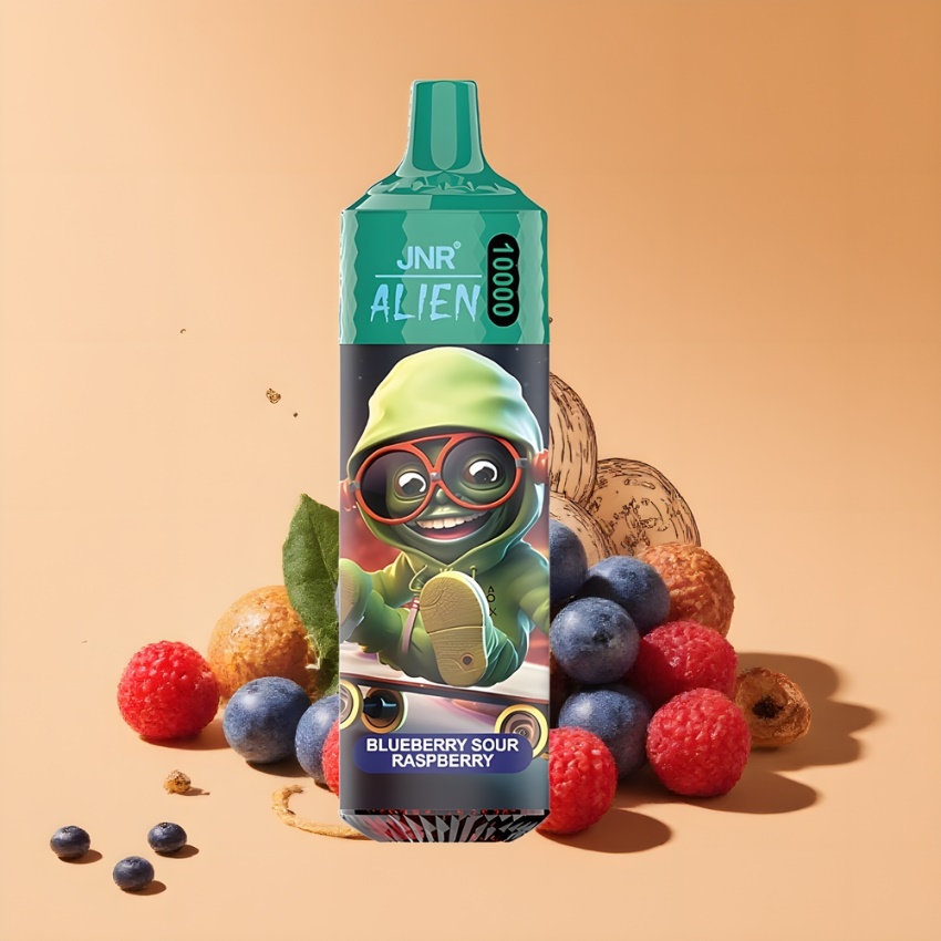 JNR Alien 10000 Puffs RGB magyar nagykereskedés Áfonya-Savanyú Málna