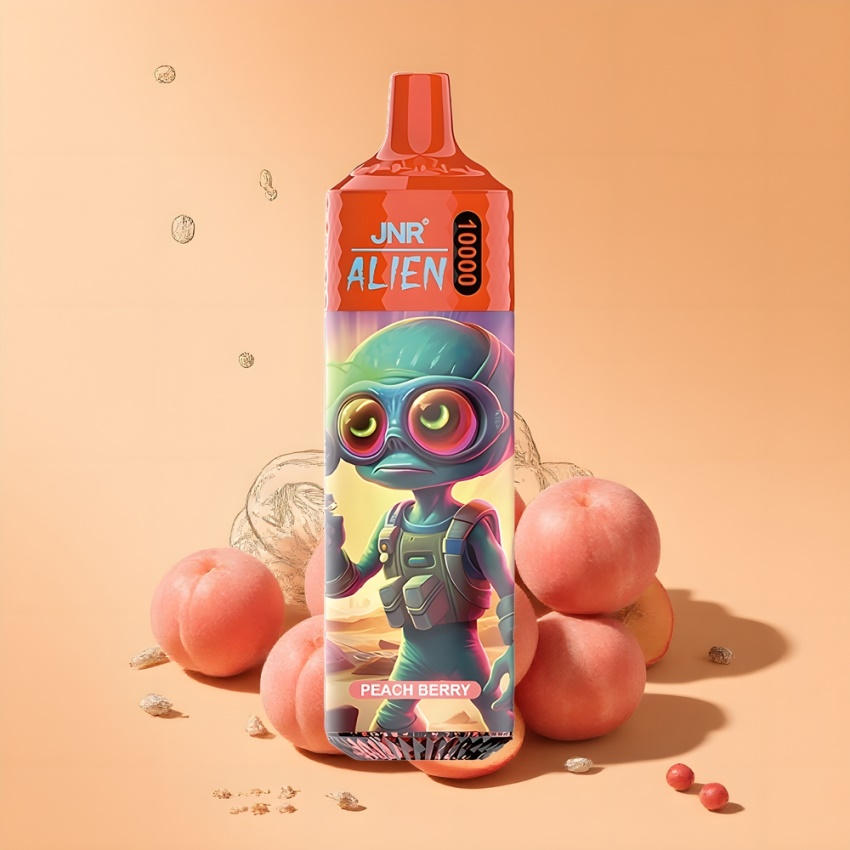 JNR Alien 10000 Puffs RGB magyar nagykereskedés Őszibarack-Bogyó