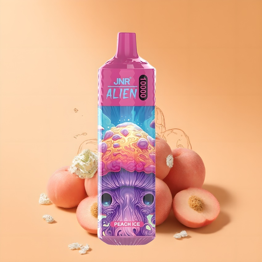 JNR Alien 10000 Puffs RGB magyar nagykereskedés Őszibarackjég