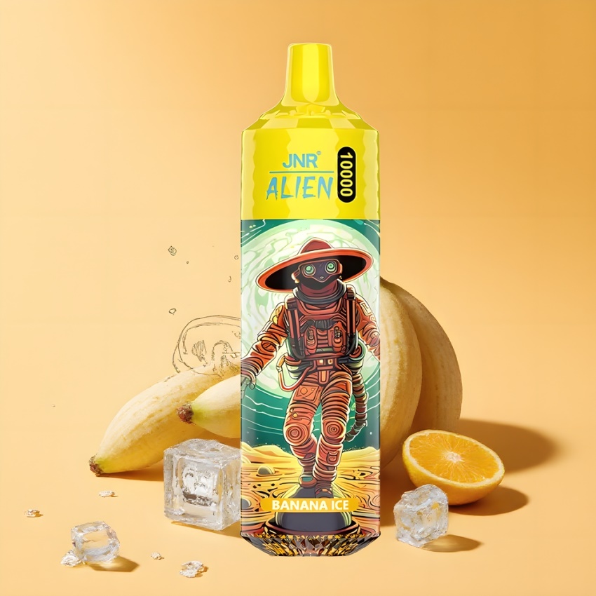 JNR Alien 10000 Puffs magyar nagykereskedés RGB Banán Jég 20ml