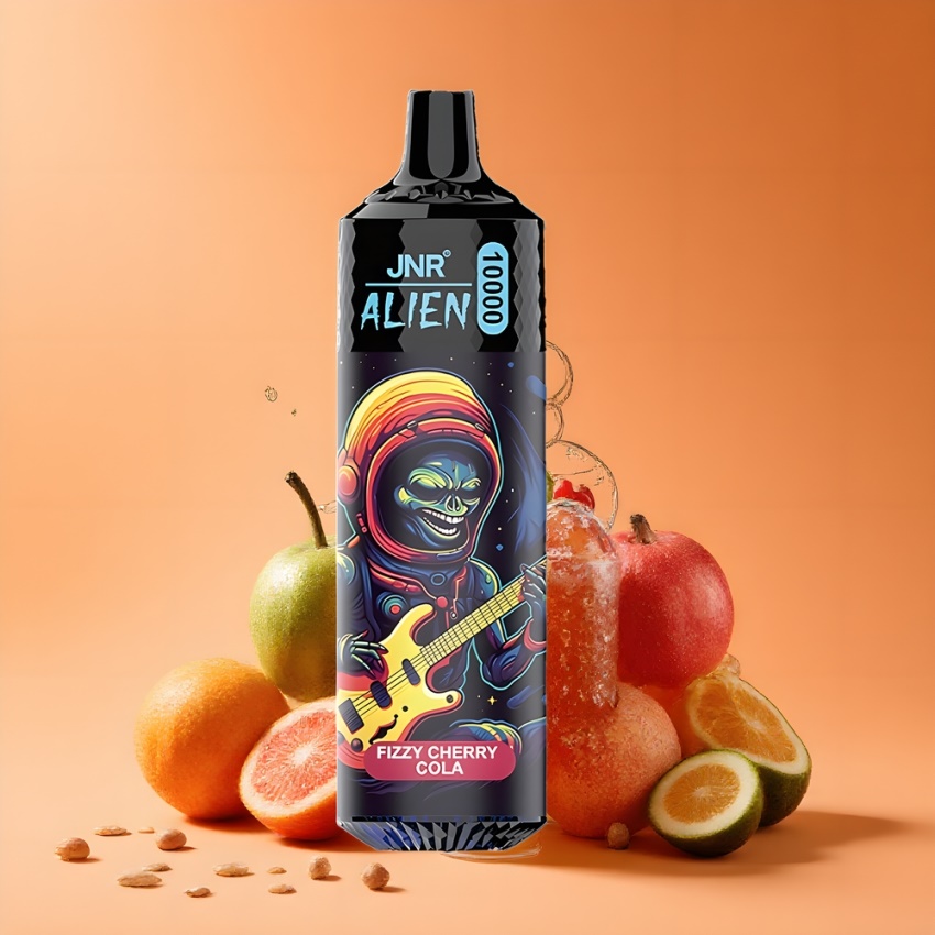 JNR Alien 10000 Puffs magyar nagykereskedés RGB LED Fizzy Cseresznye Kóla