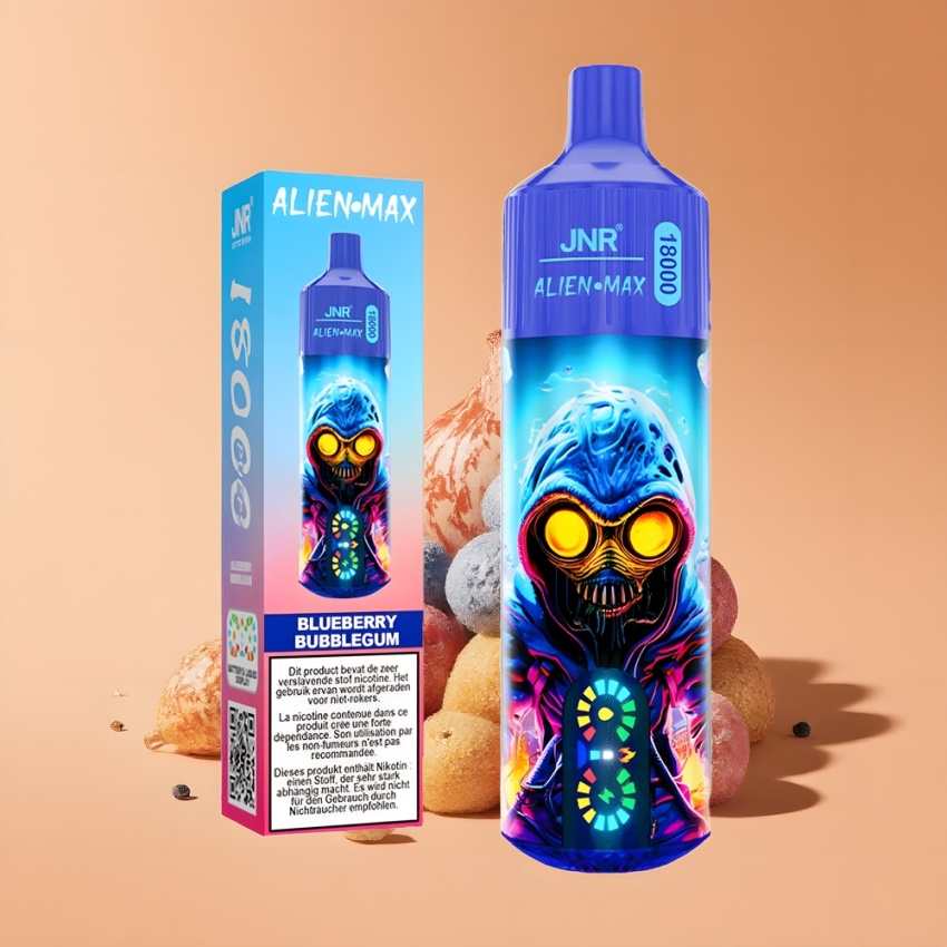 JNR Alien Max 18000 Puffs Dual Mesh magyar nagykereskedés Áfonya Rágógumi