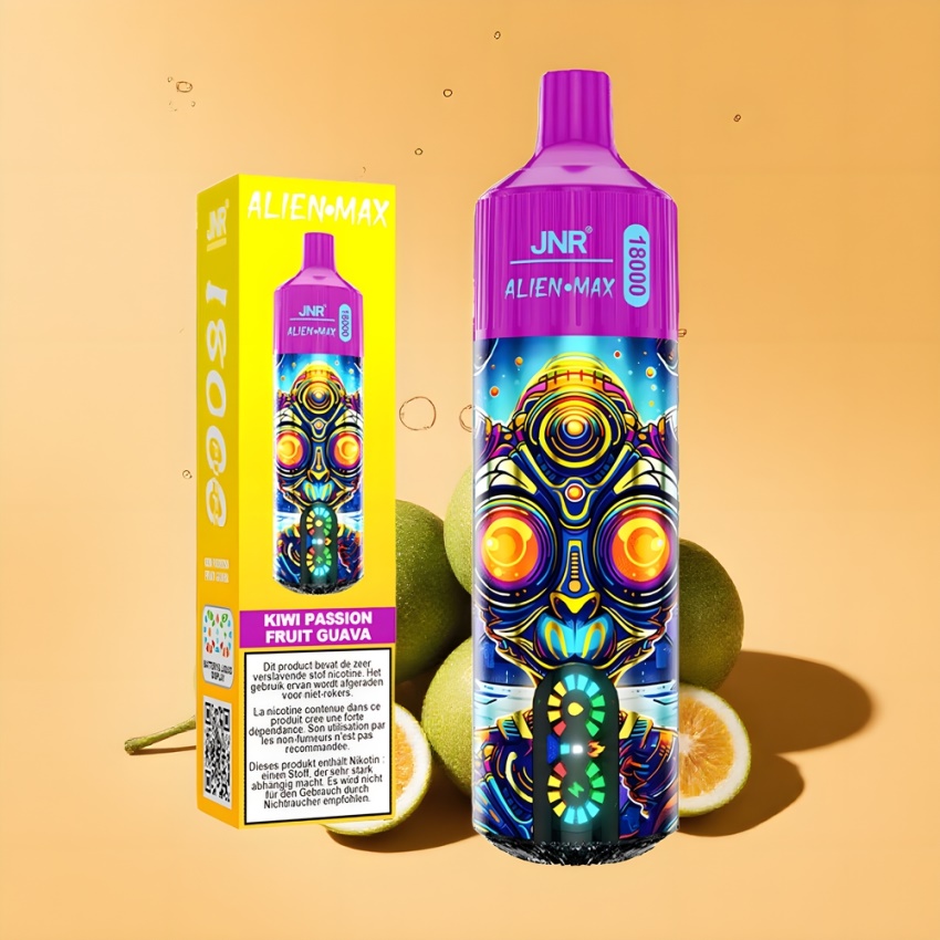 JNR Alien Max 18000 Puffs magyar nagykereskedés Kivi Passiógyümölcs Guava Dual Mesh