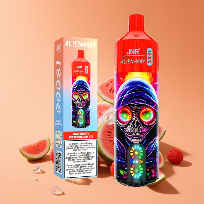 JNR Alien Max 18000 Puffs magyar nagykereskedés Málna Görögdinnye Jég Dual Mesh