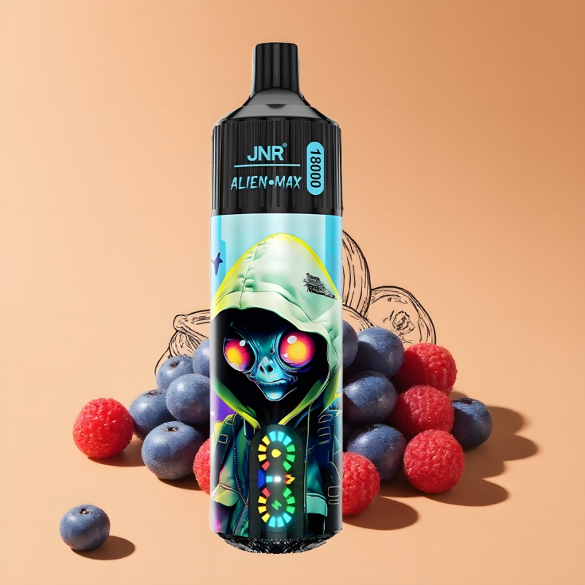 JNR Alien Max 18000 Puffs magyar nagykereskedés Áfonya Málna Dual Mesh Coil
