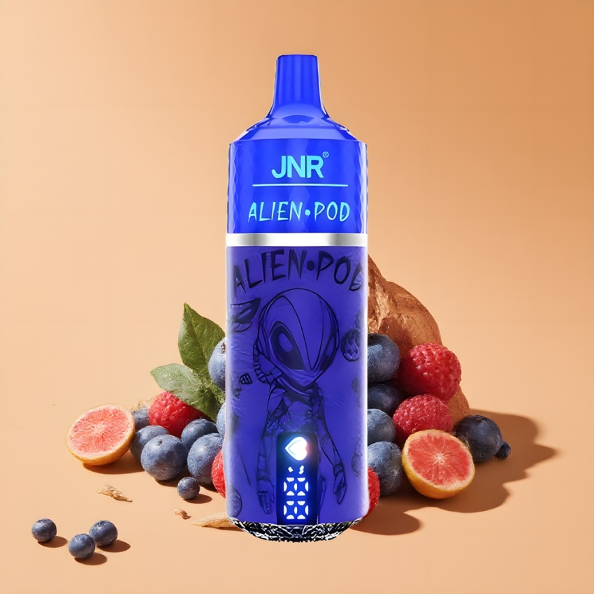 JNR Alien Pod 13000 Puffs magyar nagykereskedés Kékáfonya Pberry Mesh Core