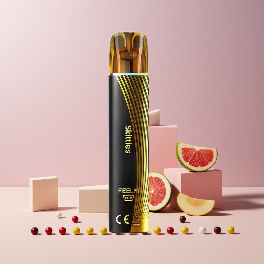 JNR Black&Golden 600+200 Puff Egyszeri E-liquides Skittles magyar nagykereskedés 2ml