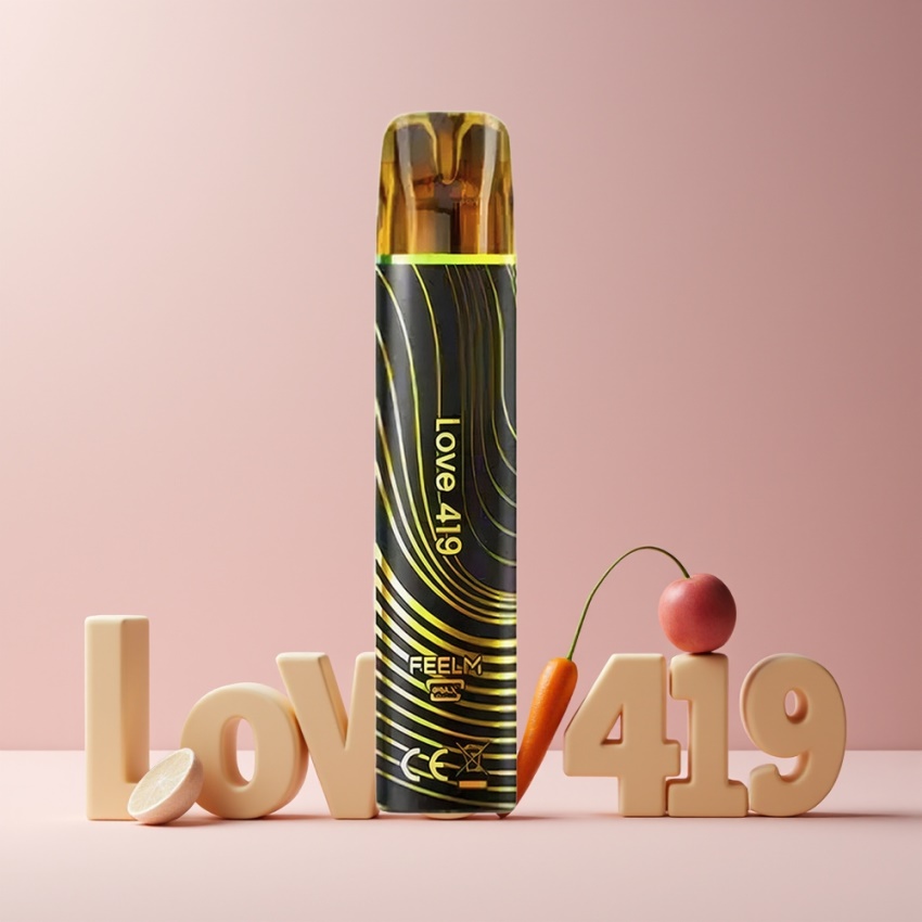 JNR Black&Golden 600+200 Puff Magyar Nagykereskedés 550mAh Eldobható Vape Love 419