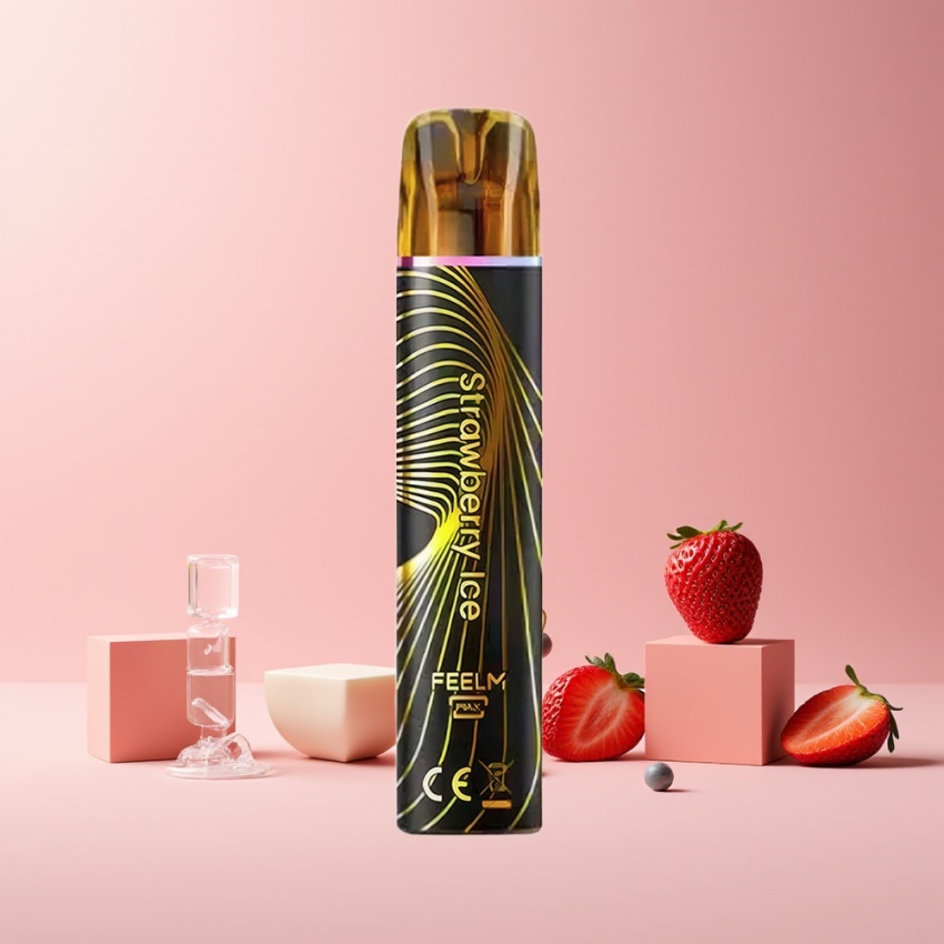JNR Black&Golden 600+200 Puff magyar nagykereskedés Eperjég 550mAh Eldobható Vape