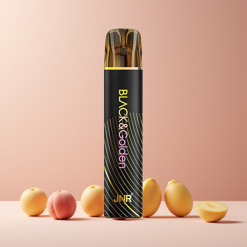 JNR Black&Golden 600+200 Puff magyar nagykereskedés Őszibarack-Mangó 550mAh