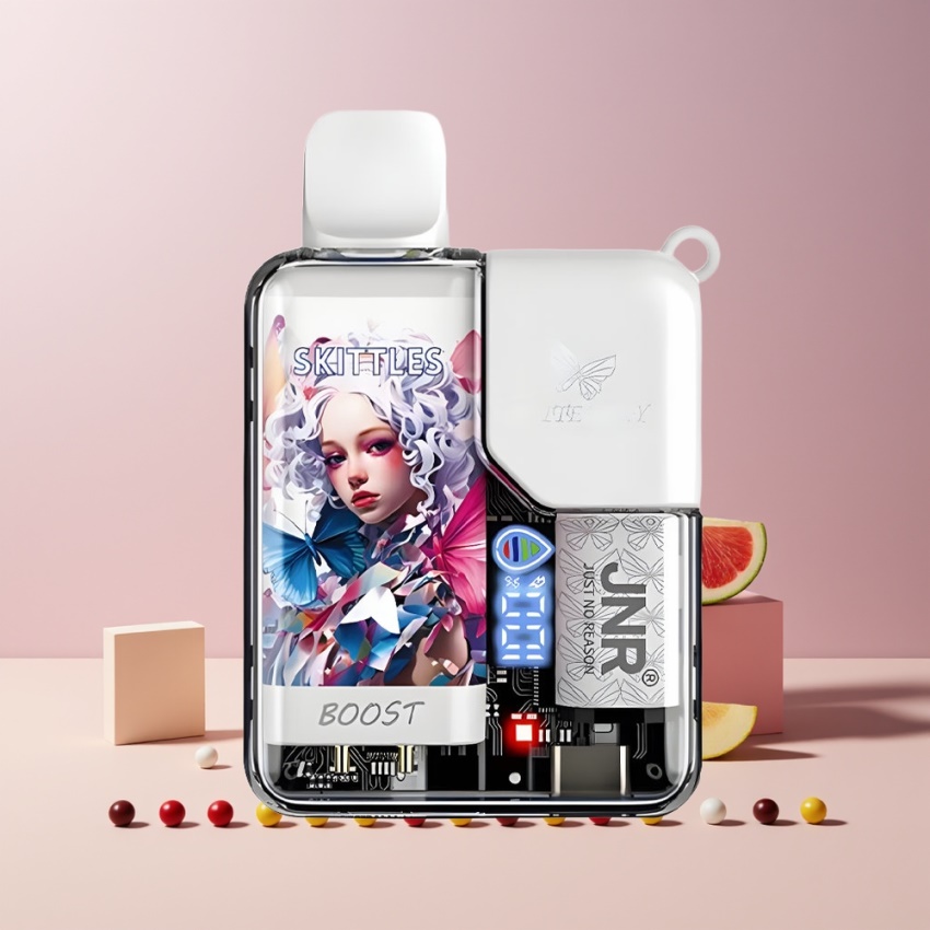 JNR Butterfly 8500 Puff Egyszeri Vape Skittles (15ml) magyar nagykereskedés