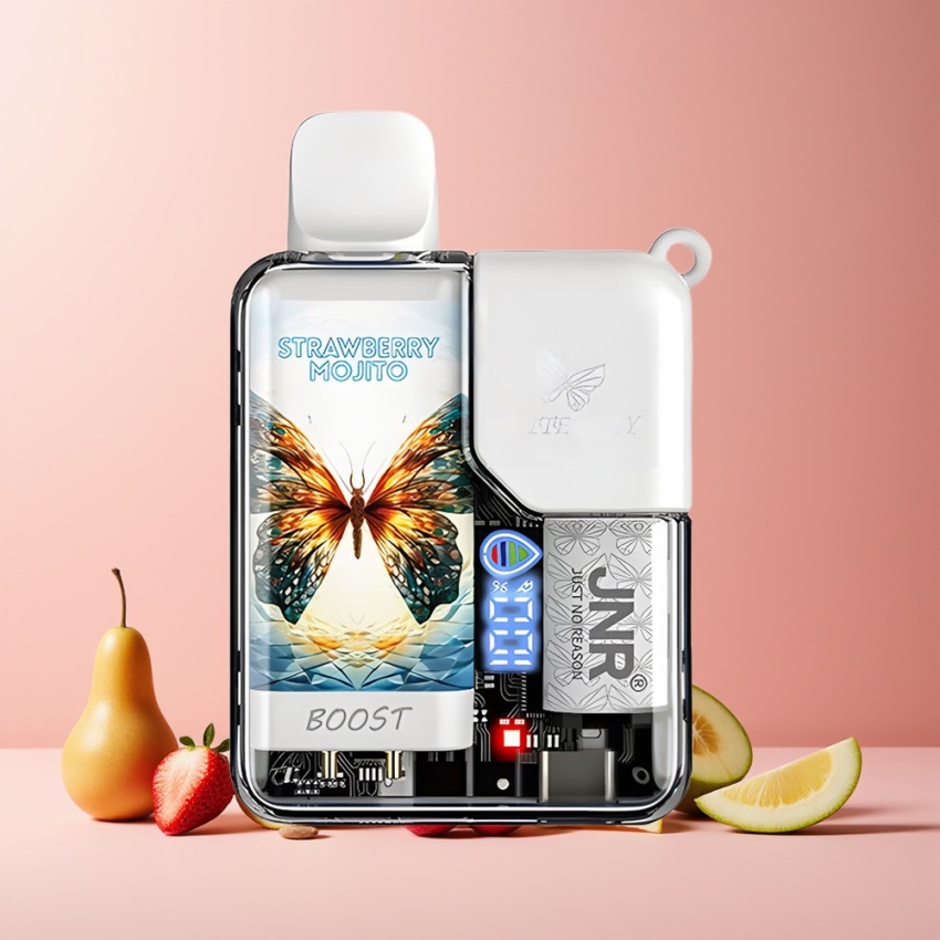 JNR Butterfly 8500 Puff Eldobható E-Cigi Eper Mojito magyar nagykereskedés 15ml