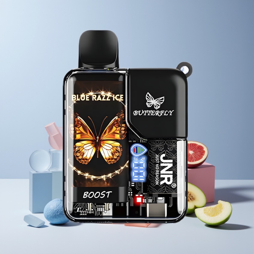JNR Butterfly 8500 Puffs 1.0ohm Mesh magyar nagykereskedés Kék Áfonya Jég
