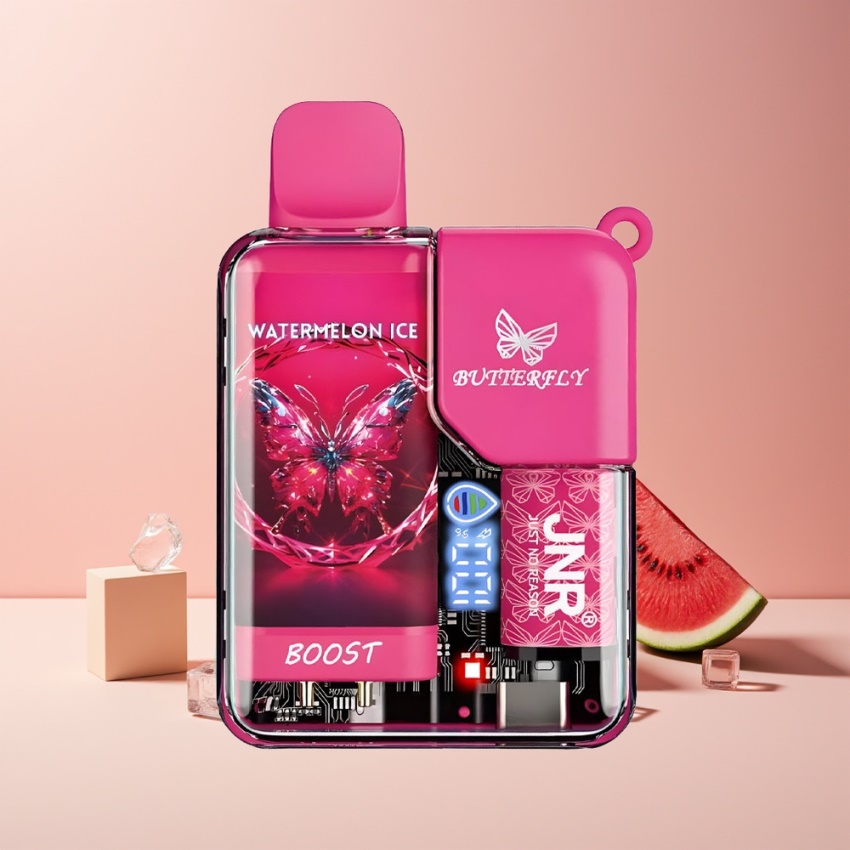 JNR Butterfly 8500 Puffs Disposable Vape Görögdinnye Jég magyar nagykereskedés 15ml