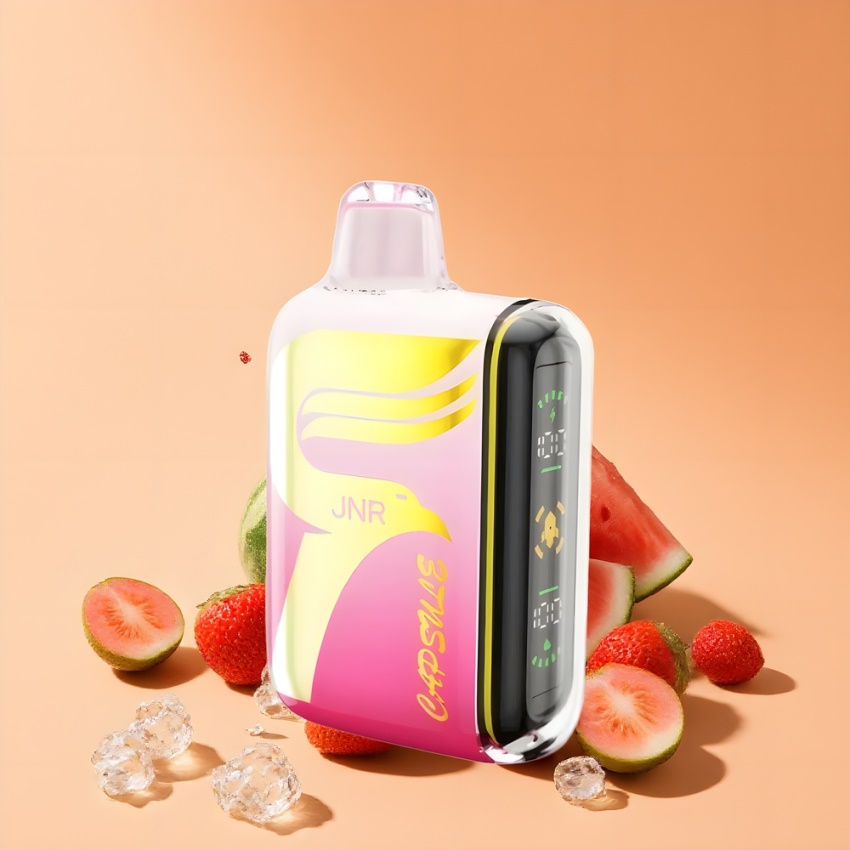 JNR Capsule 15000 Puffs (20ml) magyar nagykereskedés Eper-Dinnye Jég