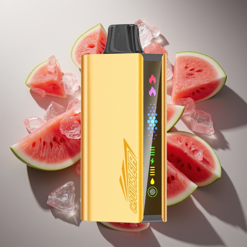 JNR Cruiser 12000 Puffs No-Charge Eldobható E-cigaretta Görögdinnye Jég – magyar nagykereskedés