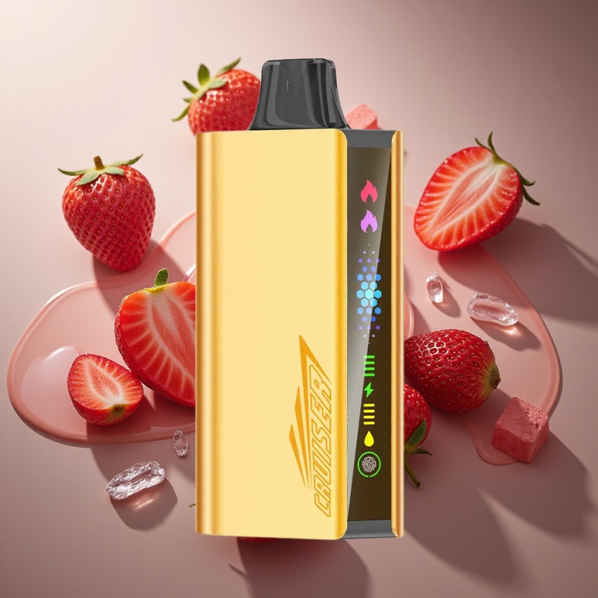 JNR Cruiser 12000 Puffs No-Charge Eldobható E-cigaretta – Magyar Nagykereskedés Eper Chupa Chups