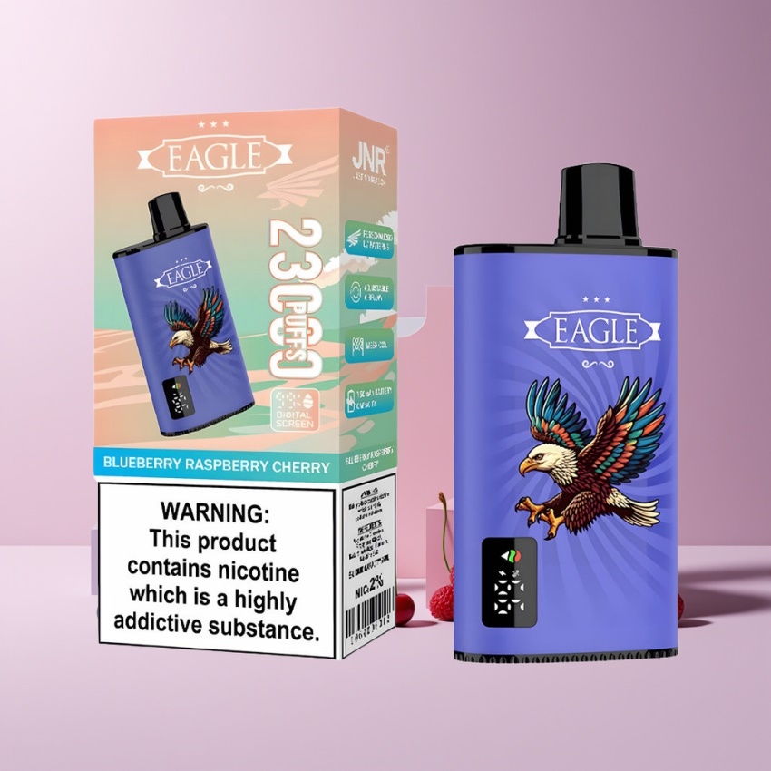 JNR EAGLE Smart 23000 Puffs 25ml E-Liquid magyar nagykereskedés Áfonya Málna Cseresznye