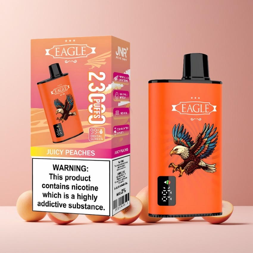 JNR EAGLE Smart 23000 Puffs Mesh Coil magyar nagykereskedés Ízletes Őszibarack