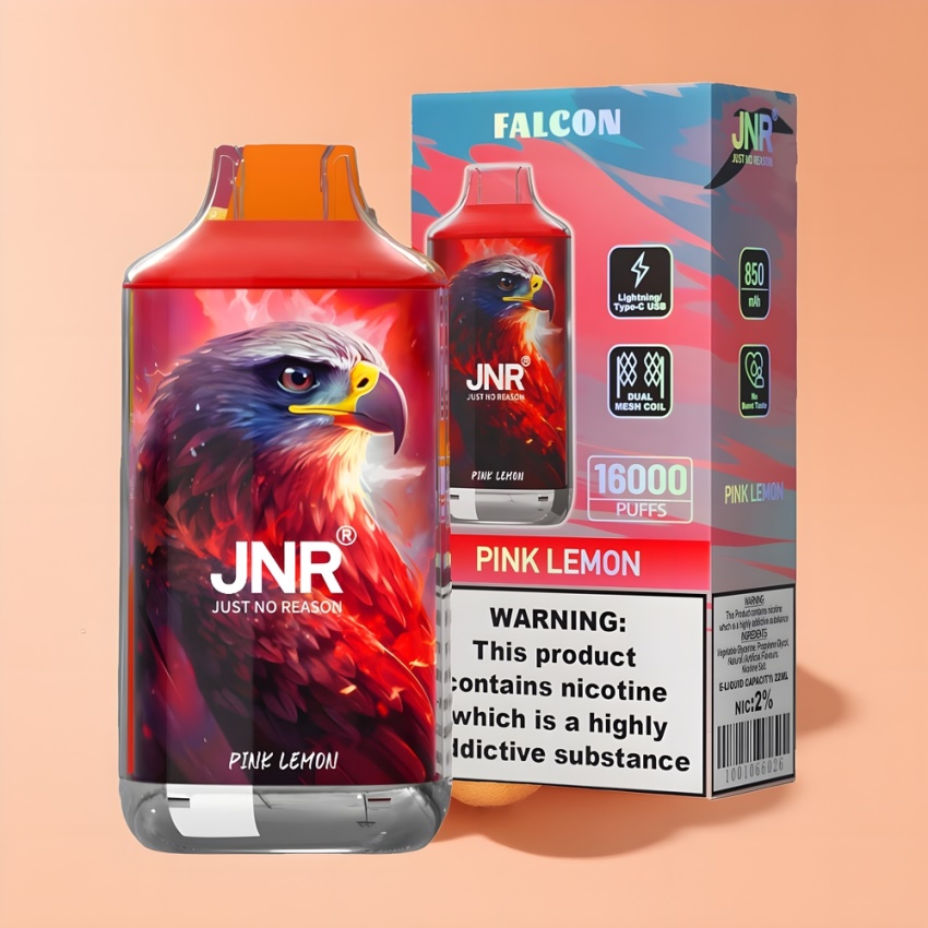 JNR Falcon 16000 Puffs 22ml magyar nagykereskedés Rózsaszín Citrom